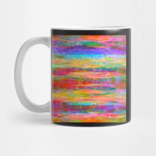 Rainbow Smash-Up | Bright Neon Pattern | Digital Design Full of Color Mug